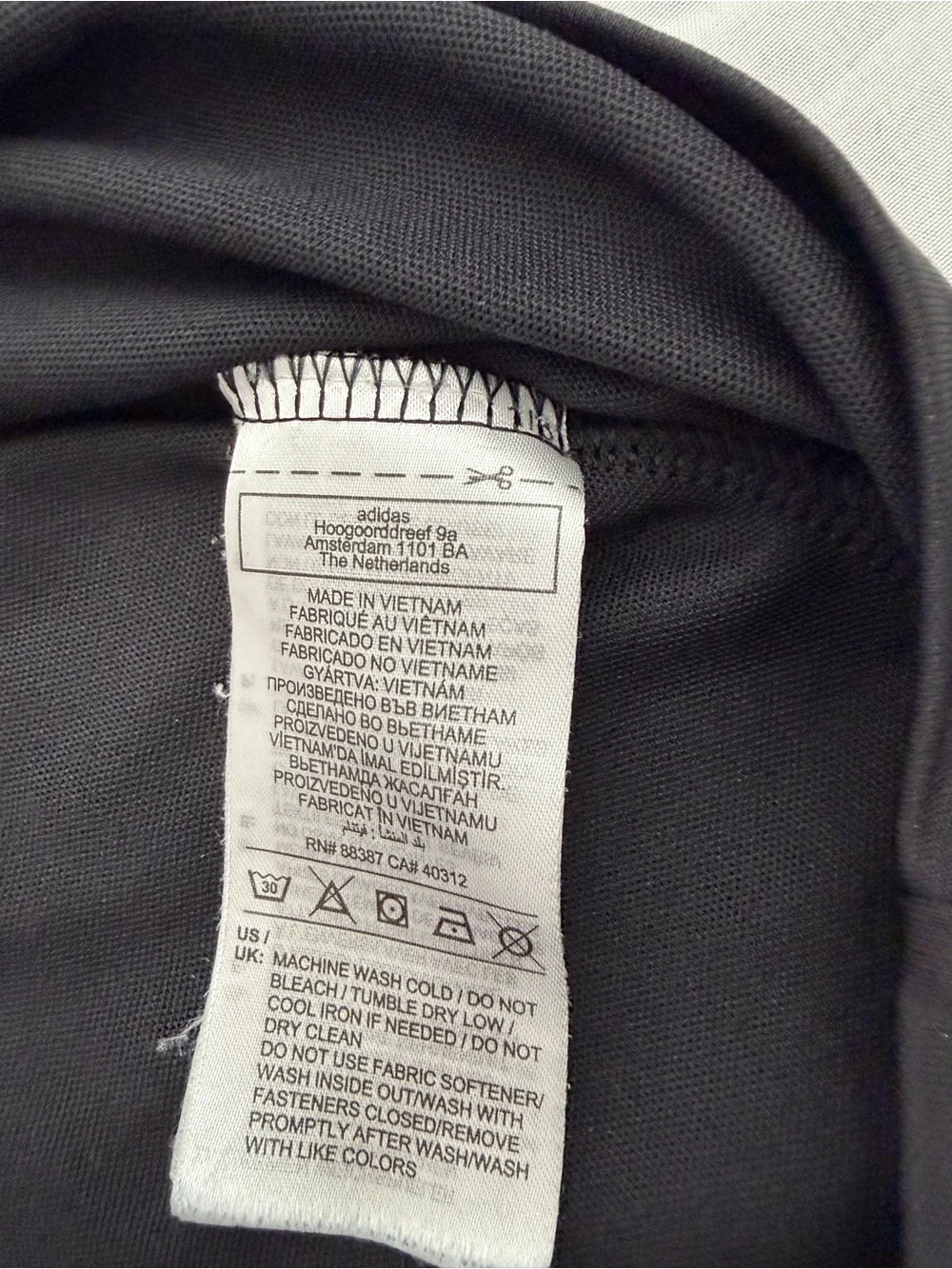 Adidas Men's Core Chest Stipe Polo Shirt Black Size M